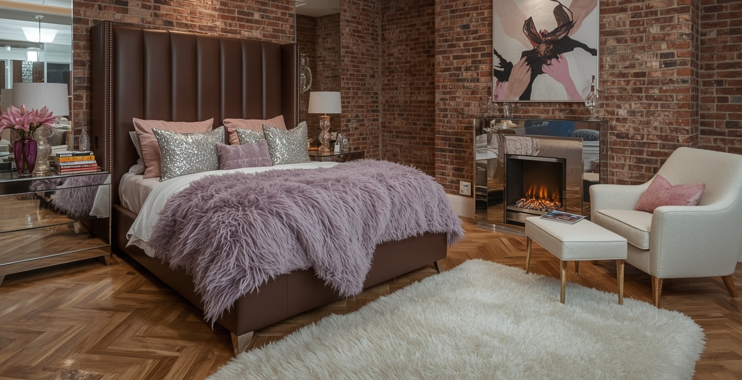 affordable and glam bedroom