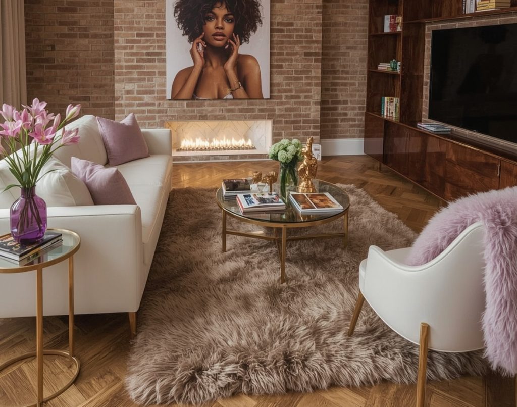 living room on a budget