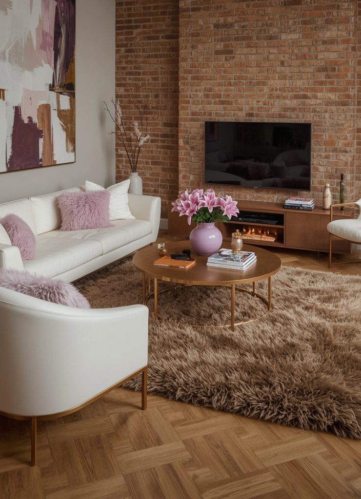 living room on a budget