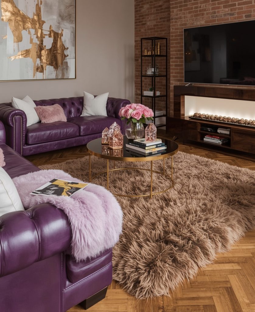 living room on a budget