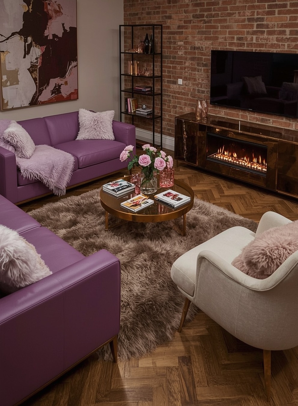 living room on a budget