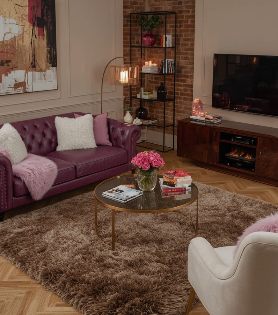 living room on a budget