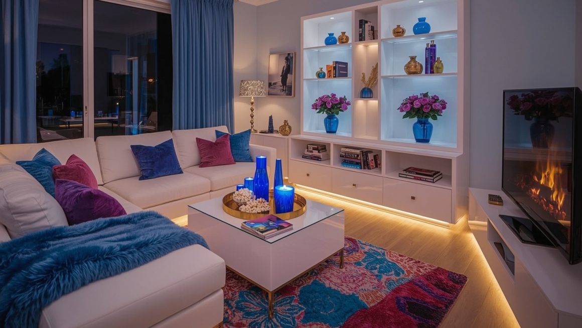 Top affordable tips for a blue living room decor