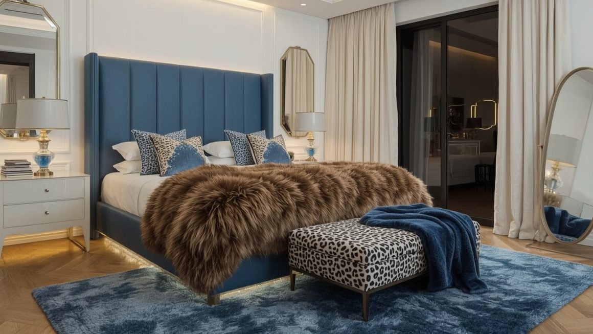 Best affordable ways to style a blue bedroom decor